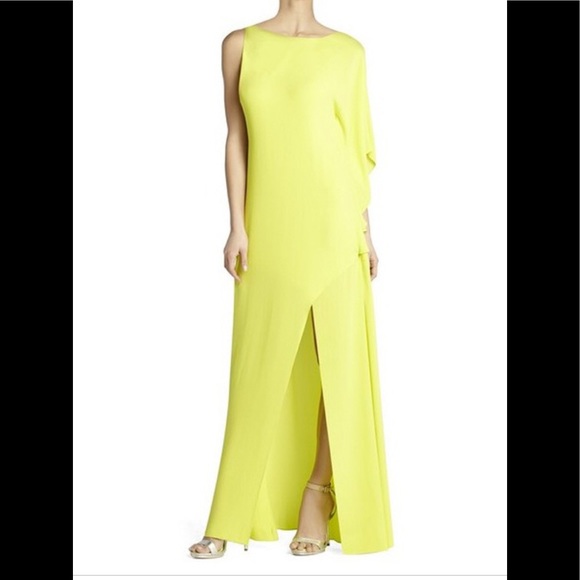 bcbg lime green dress